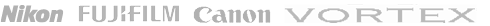 Nikon, Fujifilm, Canon, Vortex forhandler
